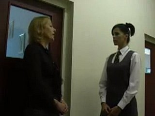 miss punishes schoolgirl in the matter of hard caning xlx