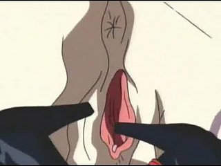 Hentai incatenato viene frustato e punizione
