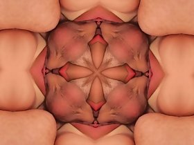 Cowgirl umgekehrt Windrad Penetration - - Zeitlupe