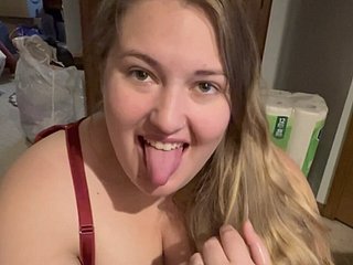 Sıcak bbw karısı oral seks kırlangıç ​​cum !! Gülümseyerek