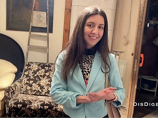 Prese una ragazza modesta all round teatro e divorziato per il sesso all round una galleria d'arte