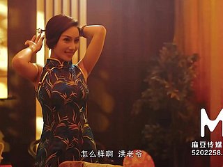 Trailer-Chinese Display Palpate Parlor EP2-LI Rong Rong-MDCM-0002-tốt nhất Áo khiêu dâm Châu Á Sheet