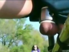 Faire du vélo tout lié boules à accrocher