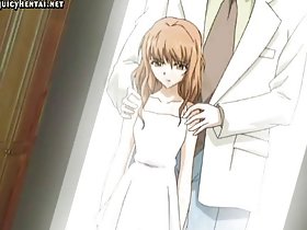สาว hentai นีรอที่จะได้รับไก่