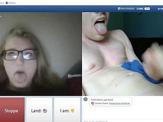 Chatroulette - chica decepcionado porque yo bantam hice un tratamiento facial